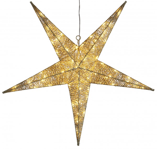 LED-3D Silhouette "Star", gold