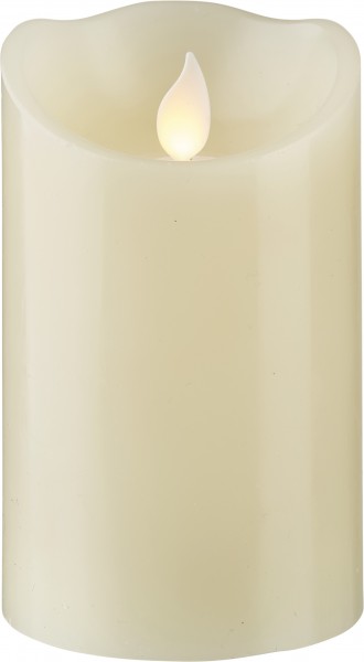LED-Wachskerze "M-Twinkle Flame", beige