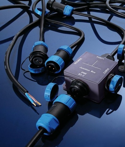 Kabelsystem, Verbindungskabel Weipu 5-polig, Länge: 1000 mm