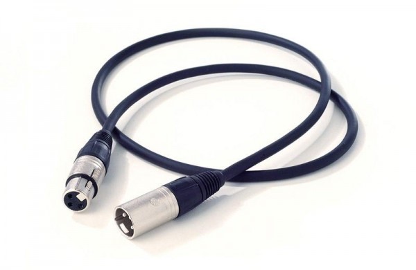 Kabelsystem, XLR-Kabel 3Pol Male/Female Neutrik, Länge: 10000 mm