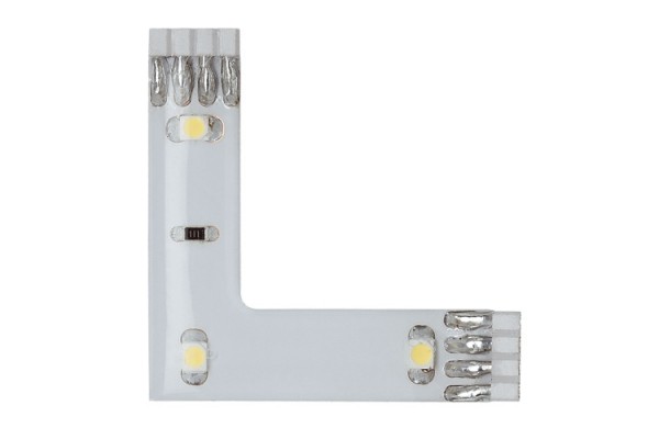 Your LED 90°-Connector 3x0,24W Set Warmweiß 12V DC Weiß Kunststoff
