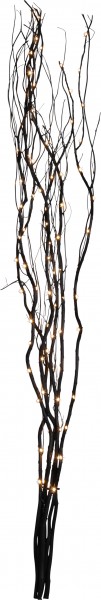 Weidendeko "Willow" ,90 warmwhite LED, schwarz