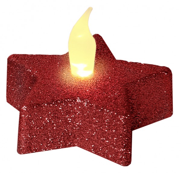 LED-Tischdekoration "Star 5 cm", roter Stern