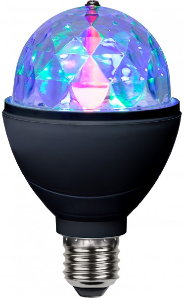 LED Disco-Licht für Lampenfassung, E27, RGB Farben
