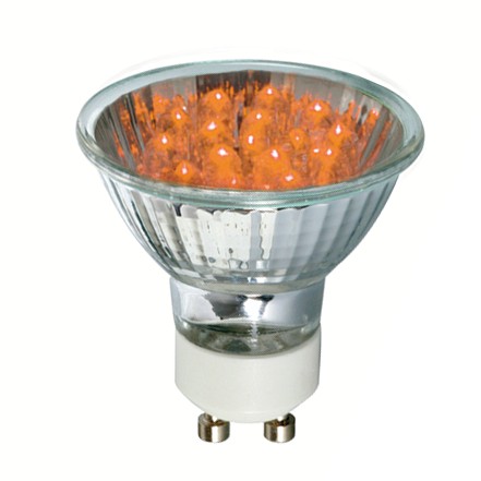 LED Reflektorlampe 1 Watt GU10 Orange 230 V