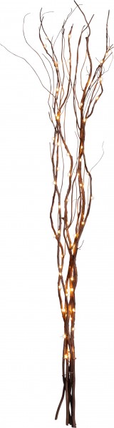 Weidendeko "Willow" ,24 warmwhite LED, braun