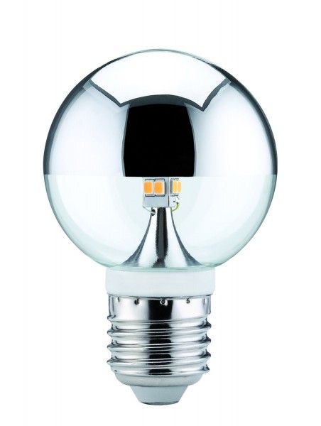 LED Globe 60 Kopfspiegel 2,5W E27 230V Silber
