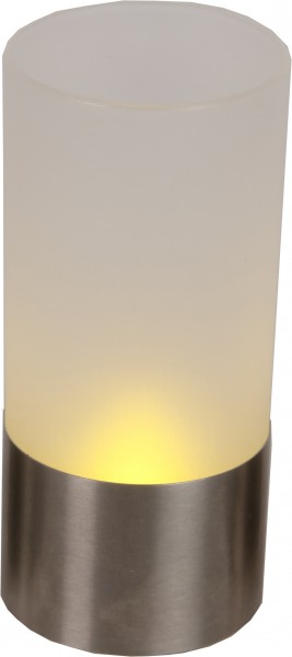 LED-Windlichter, 3er Set flackernd, Kunststoff je ca. 10 x 4,5 cm incl. Batterie
