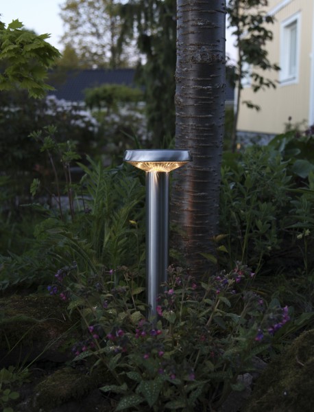 LED-Solar-Pathlight, Edelstahl, ca.45x16 cm