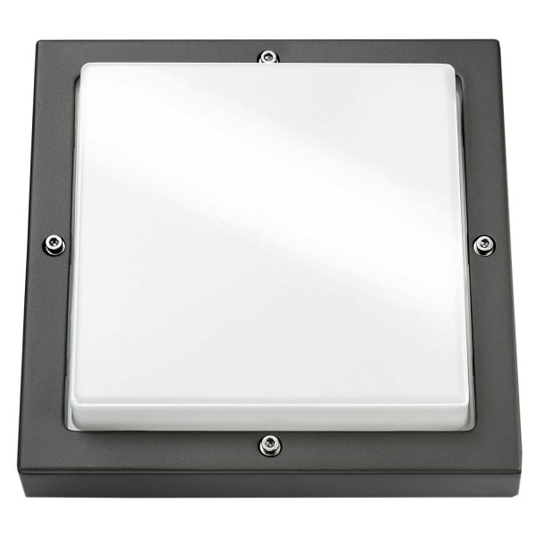SG LED-Wandleuchte Bassi schwarz opal 10W integriert