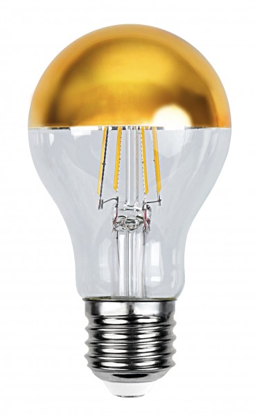 Filament LED, E27, 2700 K, 80 Ra, A+, Goldkopf