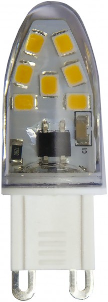 Illumination LED, G9, 3000 K, 80 Ra, A++,dimm