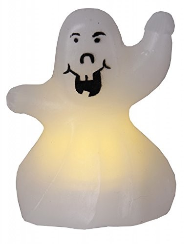 Schöne Halloween LED-Wachskerzen "Ghost" , 2er Set, 068-12
