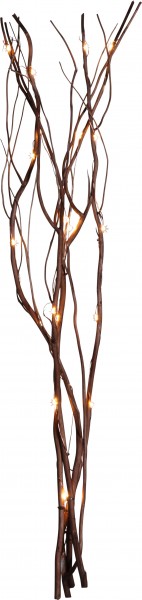 Weidendeko "Willow" ,90 warmwhite LED, braun