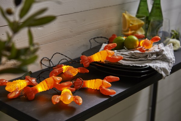 LED-Party-Kette "Crayfish", 8teilig