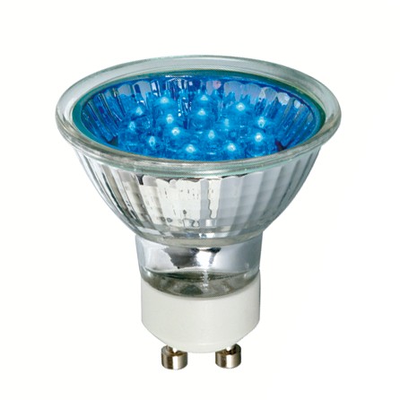LED Reflektorlampe 1 Watt GU10 Blau 230 V