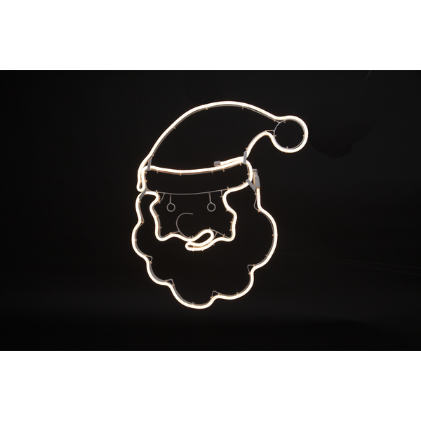LED-Silhouette "Neoled", Santa-Gesicht