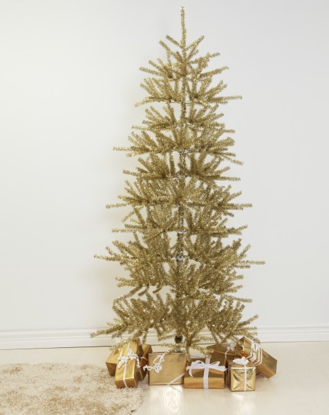 Weihnachtsbaum "Sparkle", gold, glitzernd
