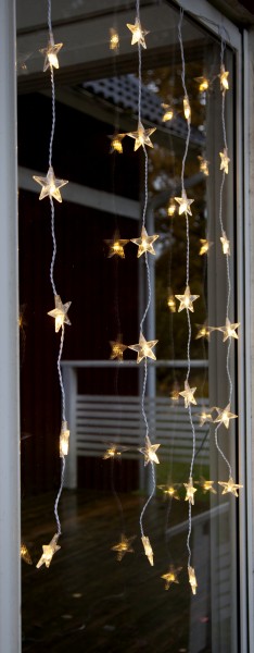 SystemDecor "LED-Star-Curtain 0,9x1,2m,30-L- Extra