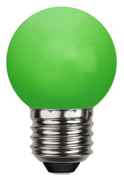 Decoration LED, E 27, grün, Polycarbonat
