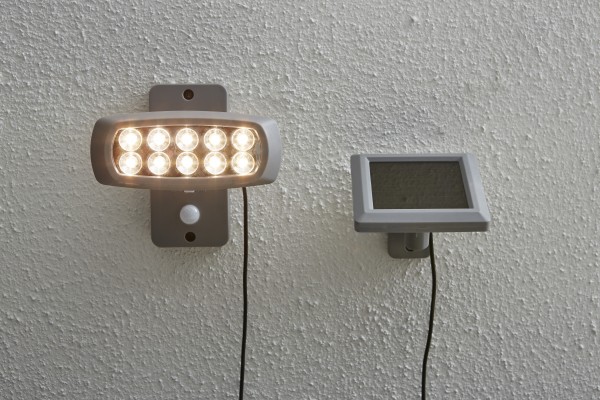 LED-Solarspot "Powerspot", weiss,10 LED, Bewegungs