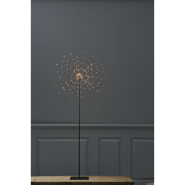 3D-LED-Standstern "Firework", schwarz,