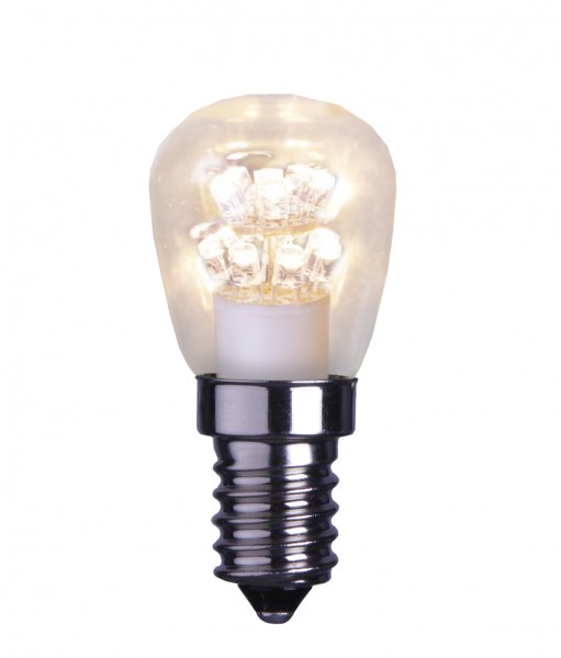 Decoration LED, E14, A++ ca.2100 K, 60 Lm, klar ca. 5,7 x 2,7 cm, 230 V / 0,7 W 1 Stück