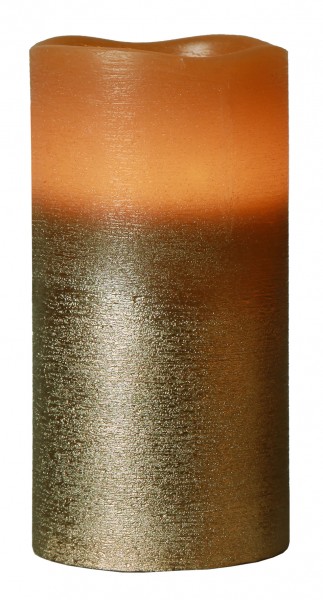 LED-Wachskerze "Copper", Farbe: braun,