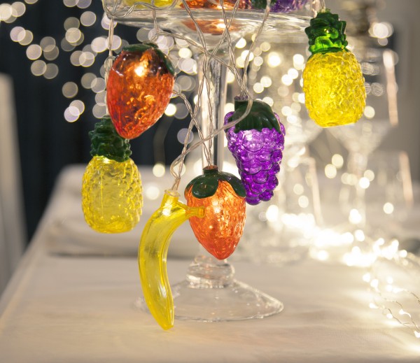 LED-Party-Kette "Partylight Fruity", 10teilig