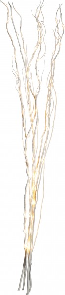 Weidendeko "Willow" ,90 warmwhite LED, weiss