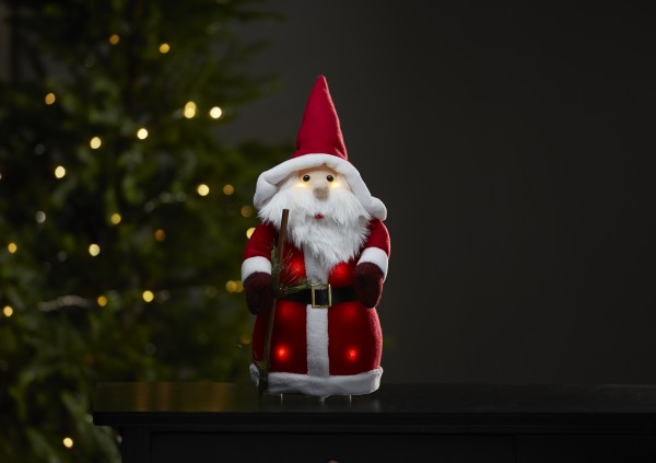 LED-Stoff-Figur "Joylight", Weihnachtsmann