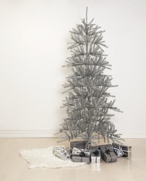 Weihnachtsbaum "Sparkle", silber, glitzernd