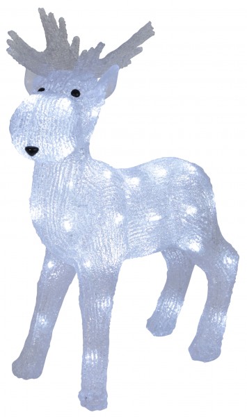 LED-Acrylrentier "Crystal Moose",