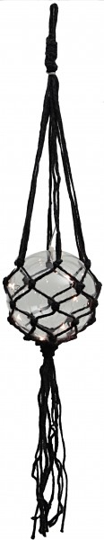 "Naama" Glaskugel mit 6 LED-Lichtern, ca. 14 cm Ø