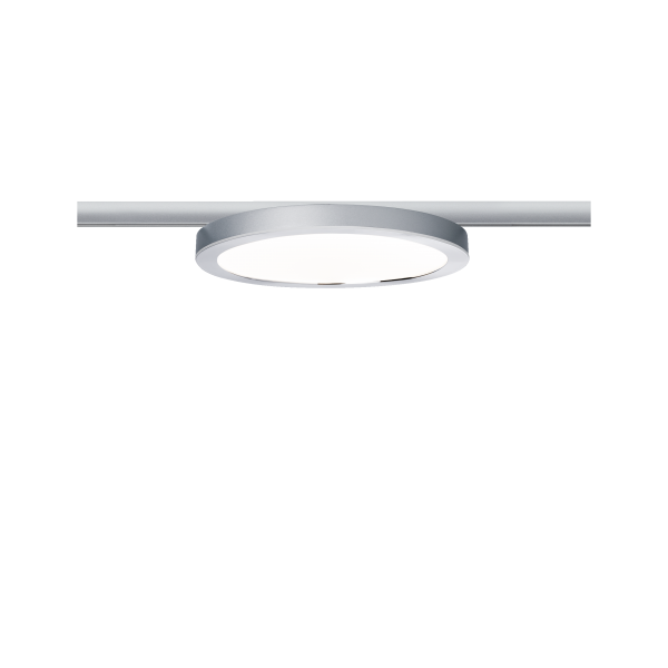 LED-Stromschienenstrahler URail Panel Ring 7W chr matt Alu 480lm