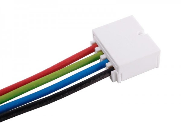 Kabelsystem, Leiterplattensteckverbinder mit Kabel 500mm, 4Polig, für 10mm Stripes 1 Stück, Länge: 9