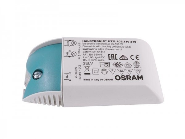 Osram Netzgerät, HTM 105/230-240 elektronisch, spannungskonstant, dimmbar: Phasenanschnitt oder Phas