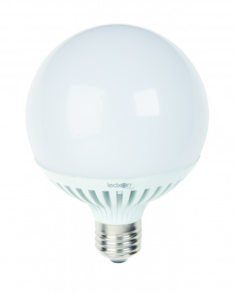 LEDX LED-Leuchtmittel Globe E27 matt ww 2700K 12W Nichia 806lm